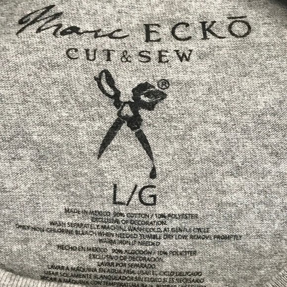 Marc Ecko Cut & Sew Men's Gray T-Shirt - Picture 4 of 4